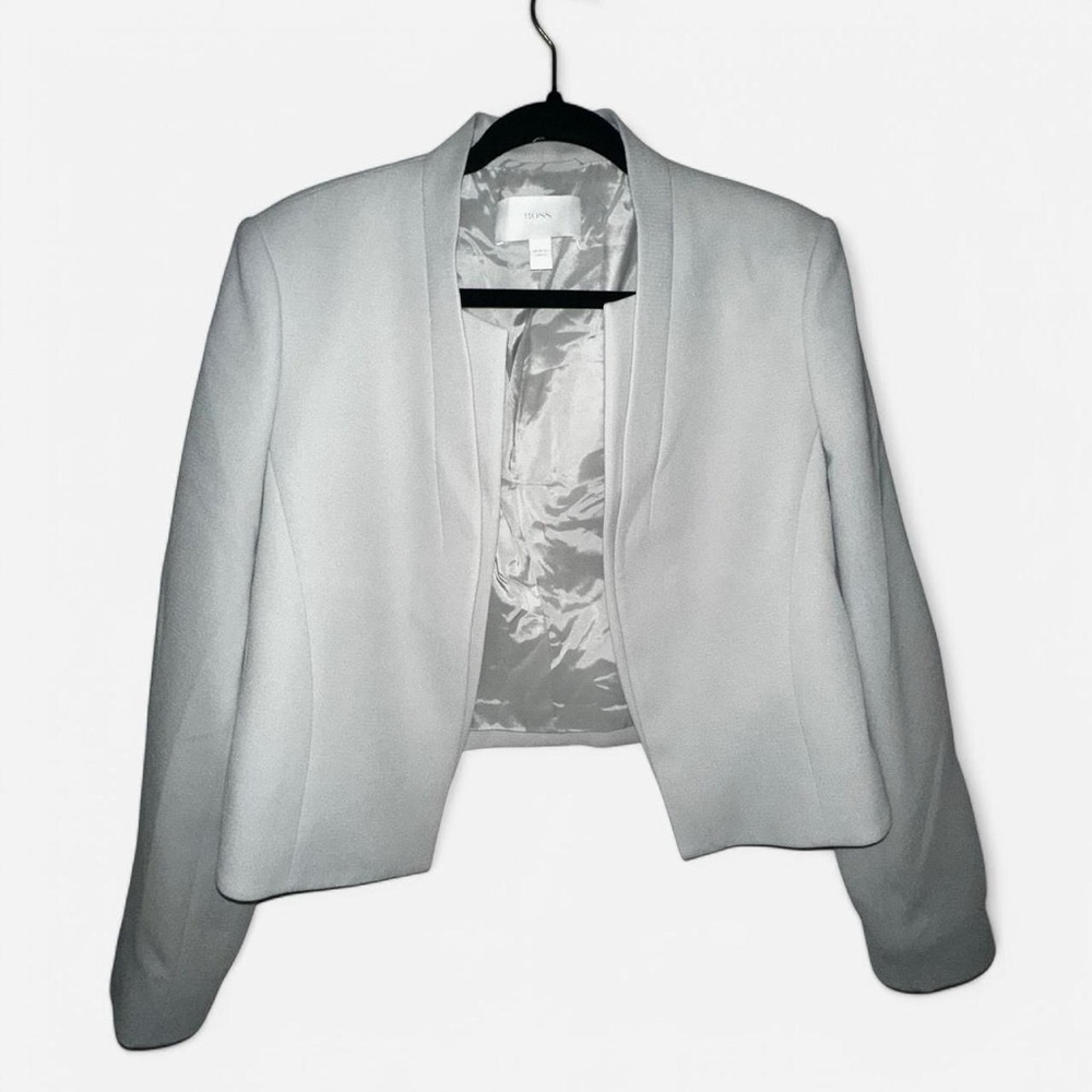 Elegant Hugo Boss White Women's Jacket